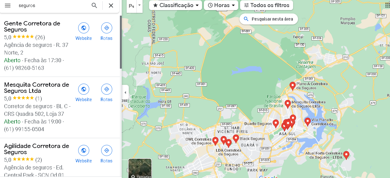 Localização dos Clientes - MAIS FORTE - Google My Maps