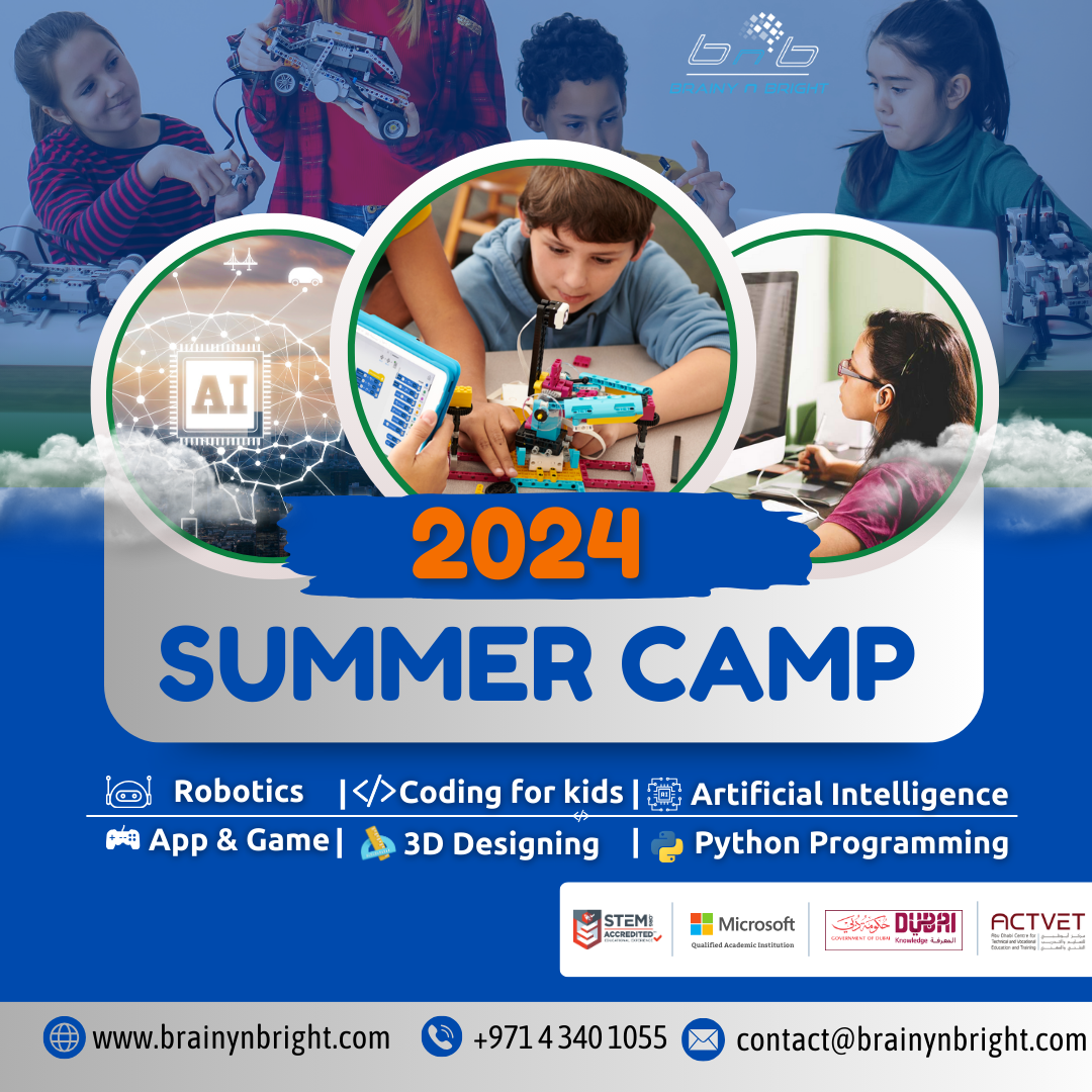 Discover the Future at Brainy n Bright Summer Camps in Dubai Brainy n