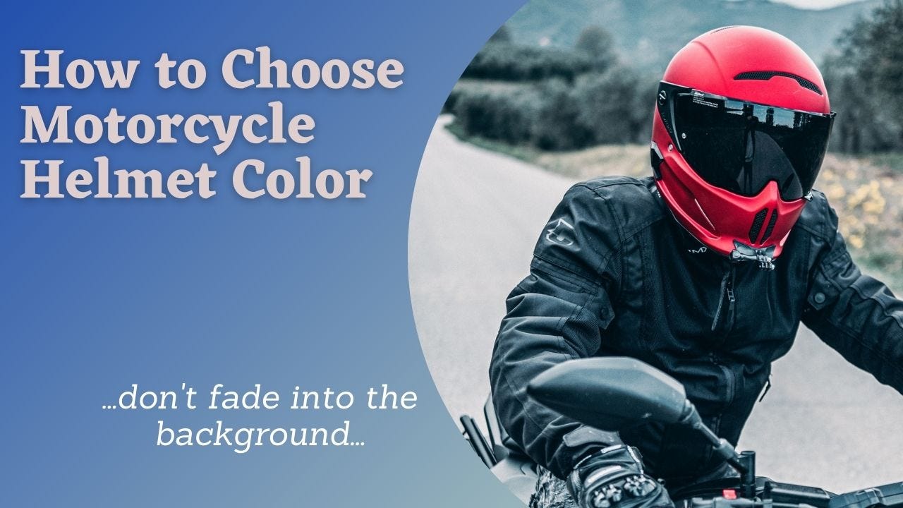 How to Choose Motorcycle Helmet Color | by Rehana Akter | Medium