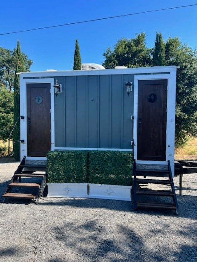 Party Rentals Marin County The posh Privy Medium