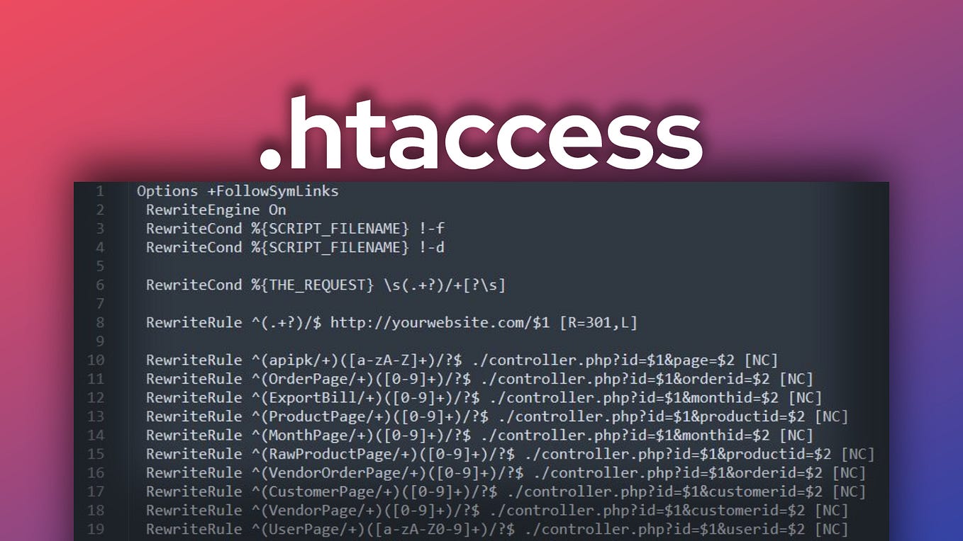 What is the htaccess file