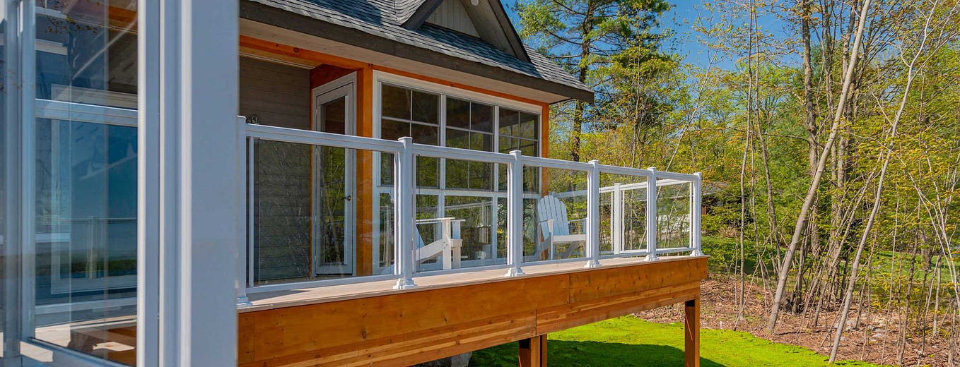 Outdoor Stair Railings in Alberta - Omegaaluminium - Medium