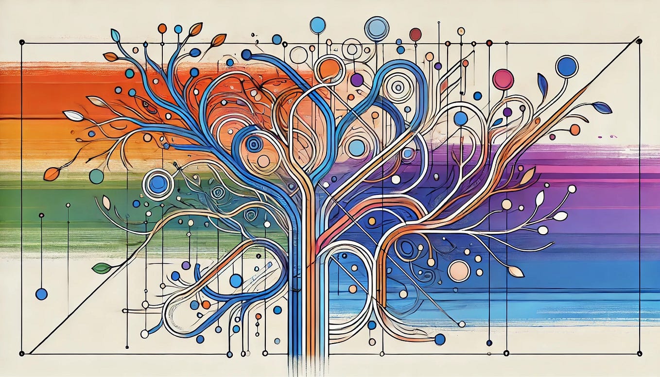 Cosmic Connections. Exploring the Heart of Existence by Ink Vibe