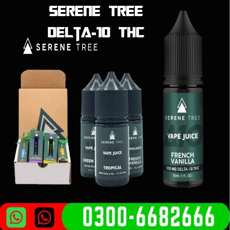 Serene Tree Delta9 THC Sweet Watermelon Vape Juice 500mg Price in Pakistan