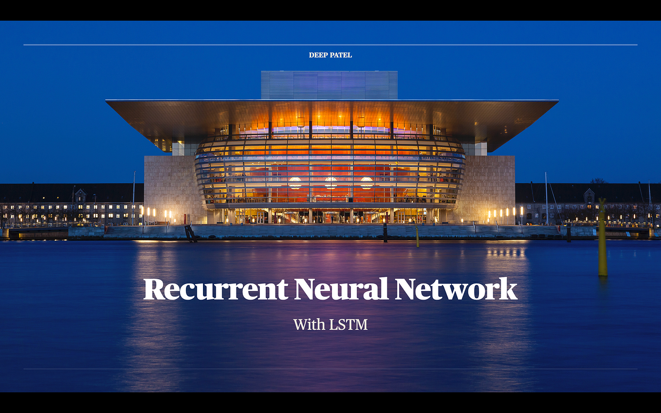 All Of Recurrent Neural Networks. — Notes For The Deep Learning Book ...