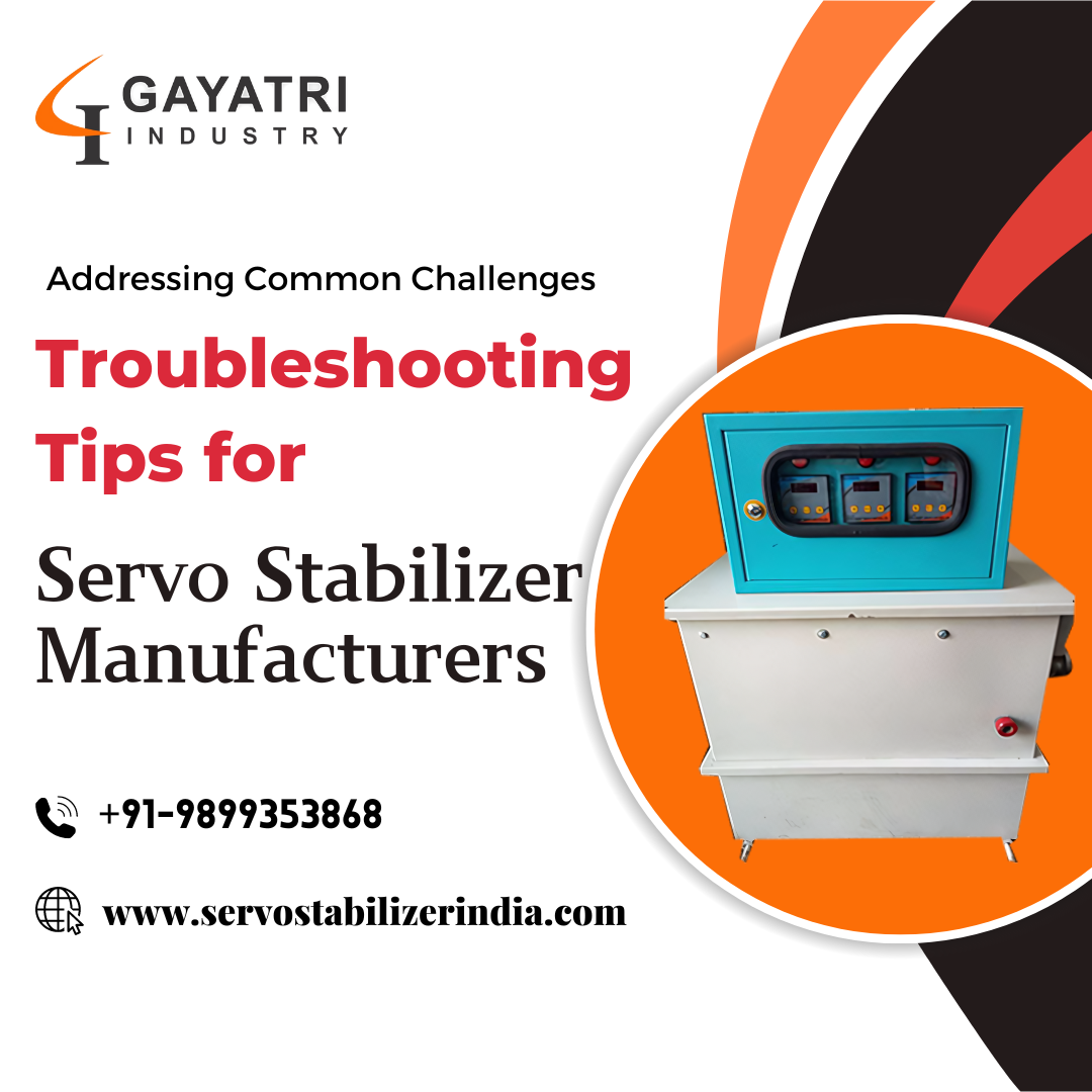 Empowering Industries Leading Servo Voltage Stabilizer Manufacturer