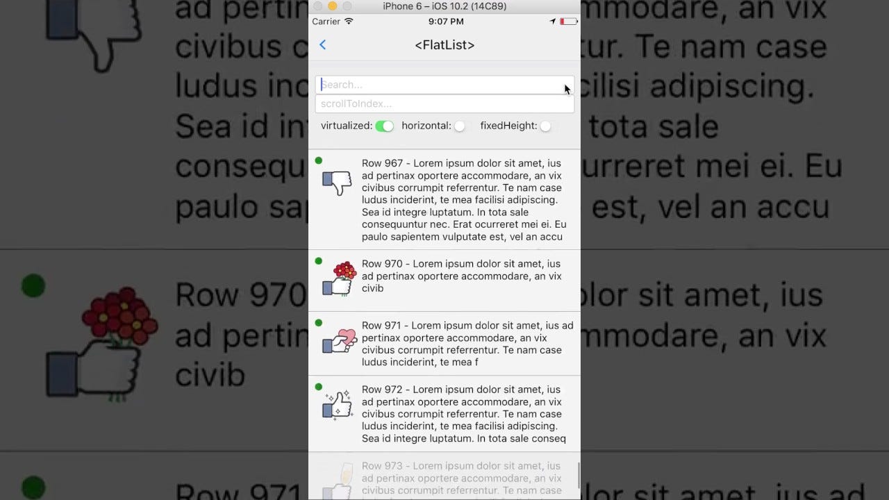 Using React Native’s ListView with Immutable Data by Kevin Cooper