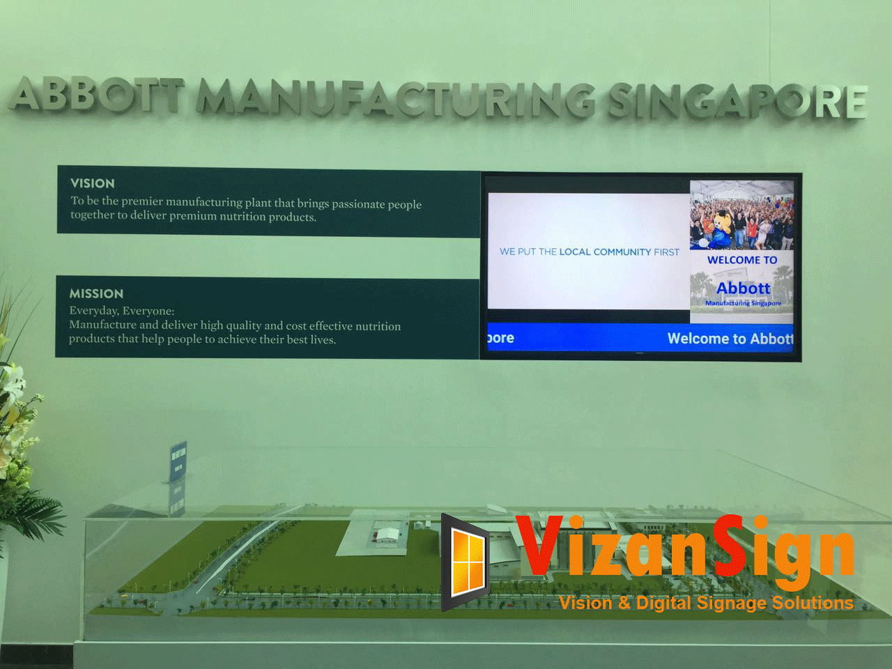 Digital Signage System Singapore VizanSign Digital Signage Medium