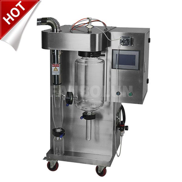 How does the spray dryer produce food by Instrument ZZKD Medium