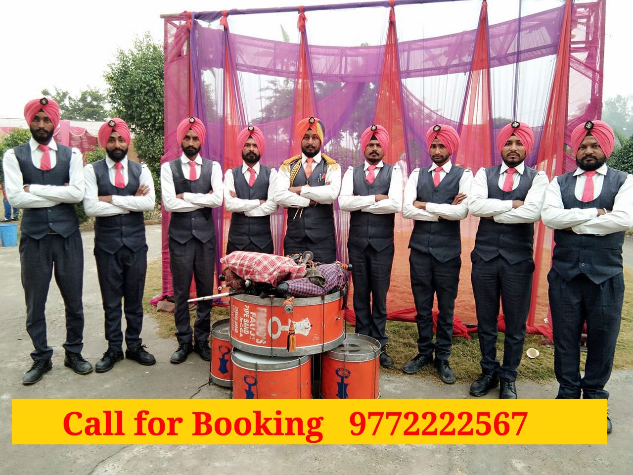 Bagpiper Band Services Jaipur,Army Band Jaipur,Punjab Pipe Wedding