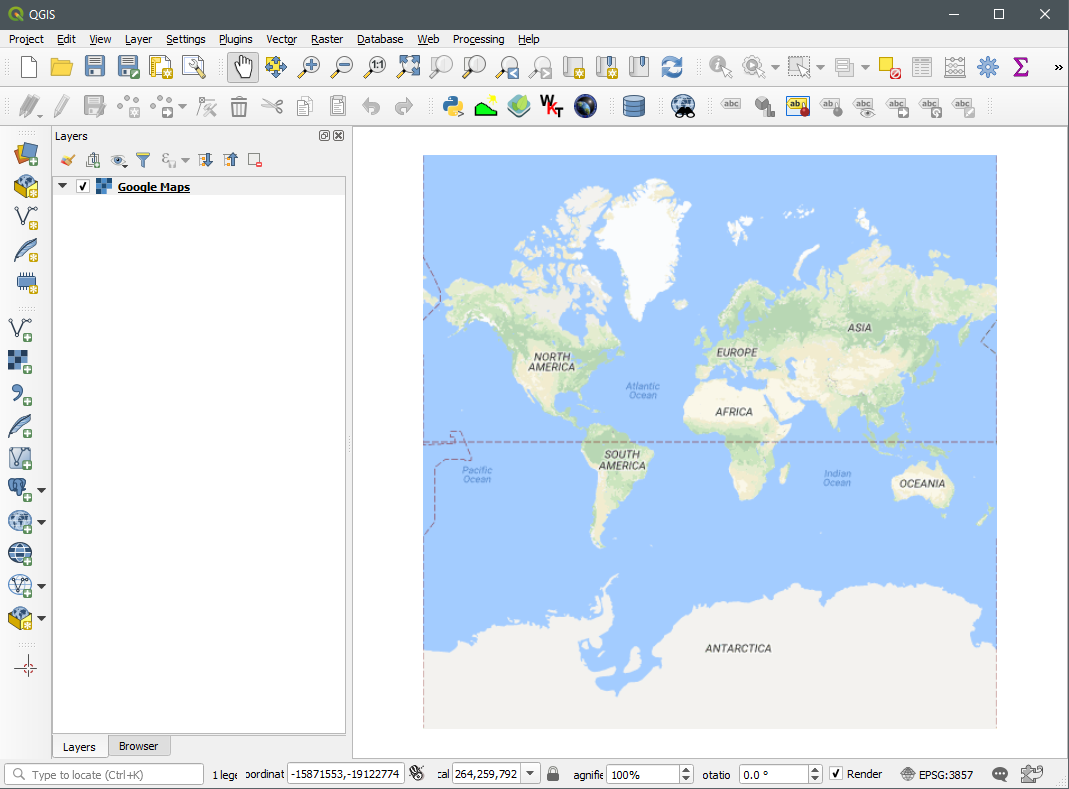 วิธีเพิ่มแผนที่ Google Maps ในโปรแกรม QGIS 2 by •MAPEDIA• MAPEDIA