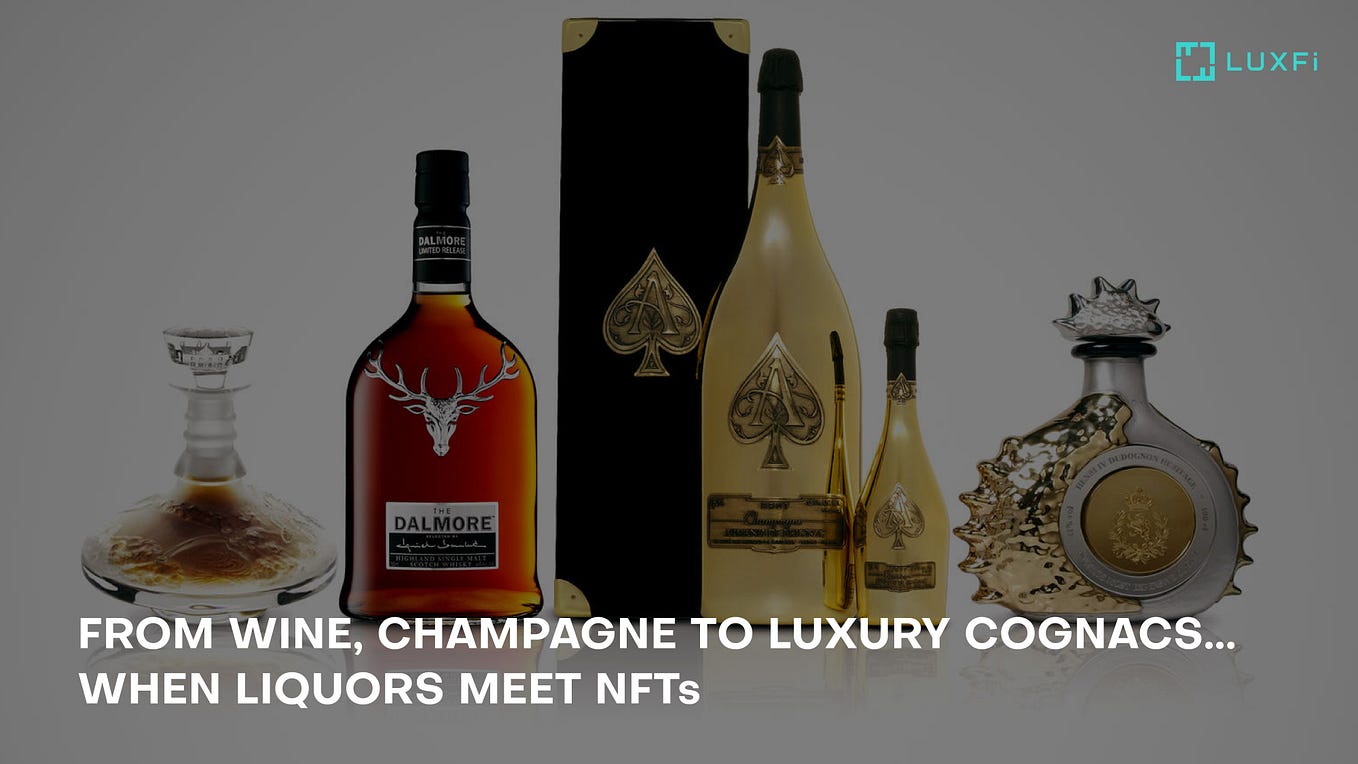 From Wine, Champagne to Luxury Cognacs… When Liquors Meet NFTs