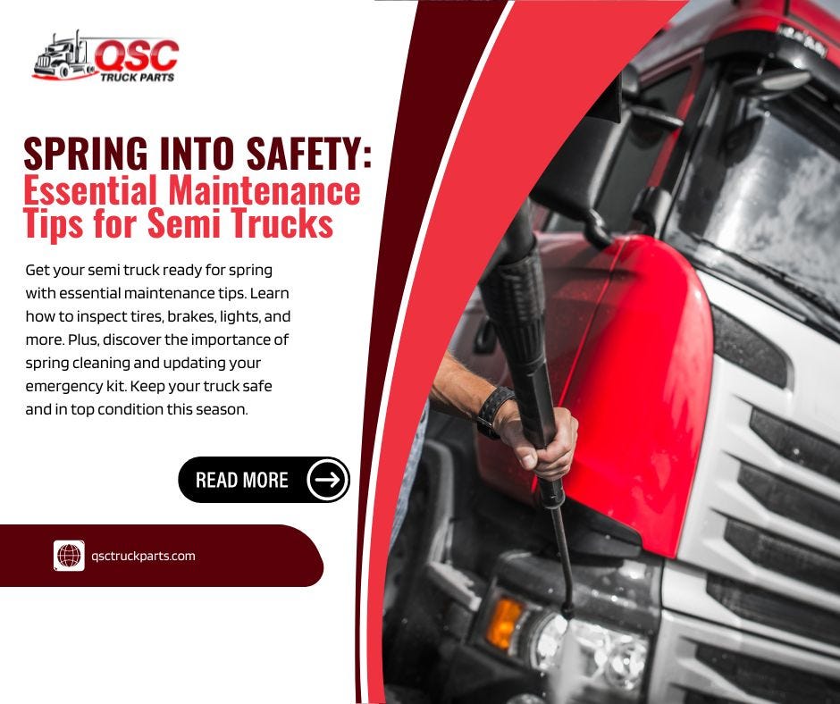 Maintaining Semi Truck Parts and Accessories by QSC Truck Parts Medium