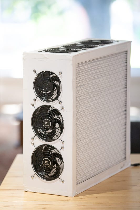 Busy mom builds a PC fan CorsiRosenthal box by NB COVID info It’s Airborne