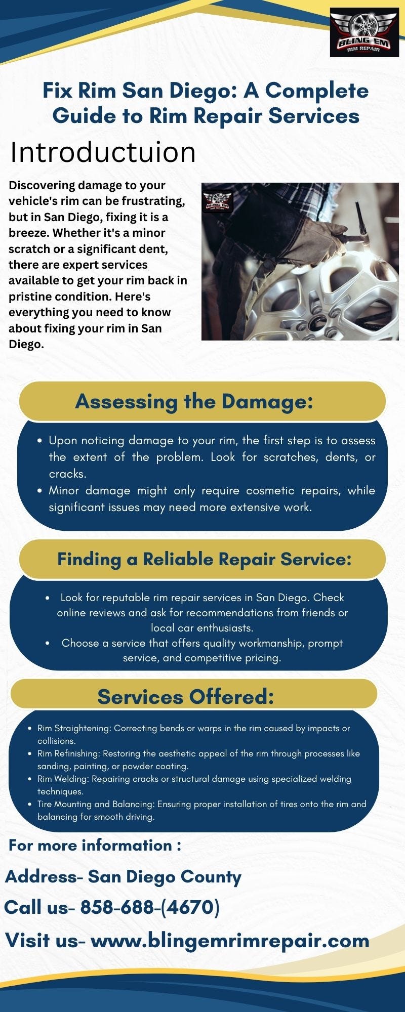 San Diego Wheel Repair Fix Curb Damaged Wheels Fast Rimrepairblingem