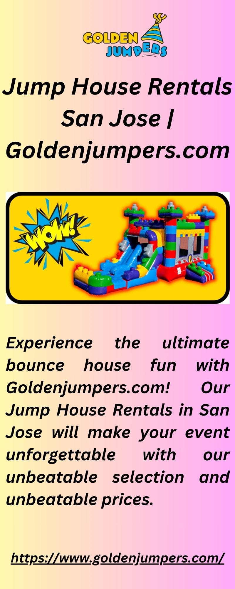 San Jose Jumpy House Rental Goldenjumpers Medium