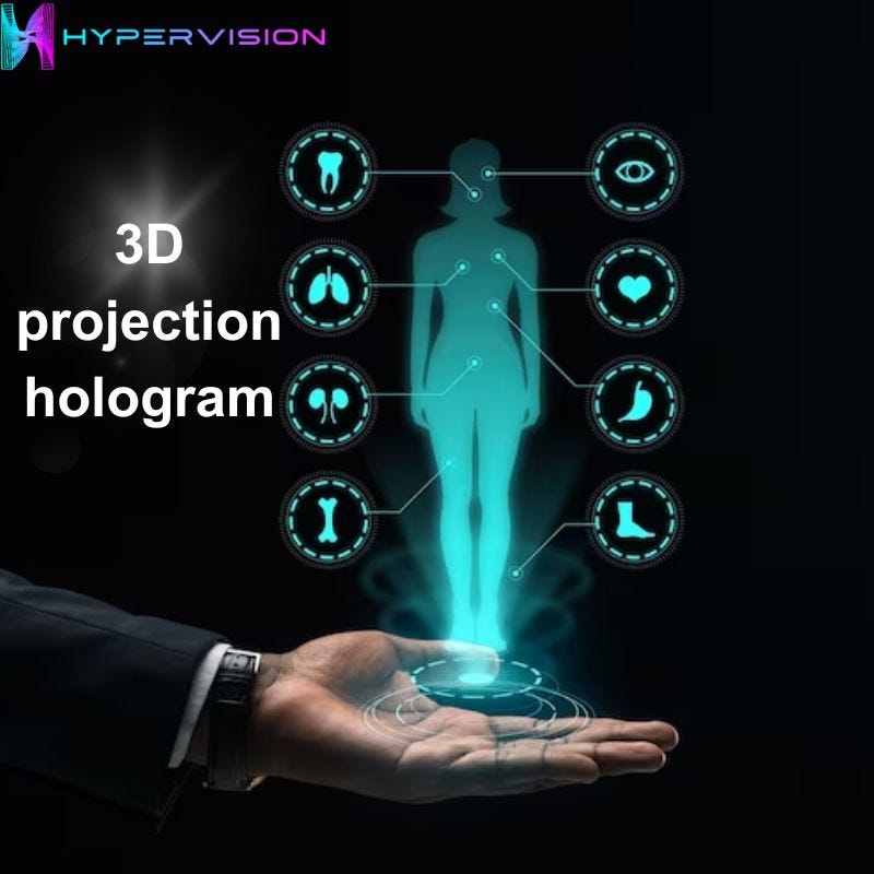 3D Hologram Table Hypervision Medium