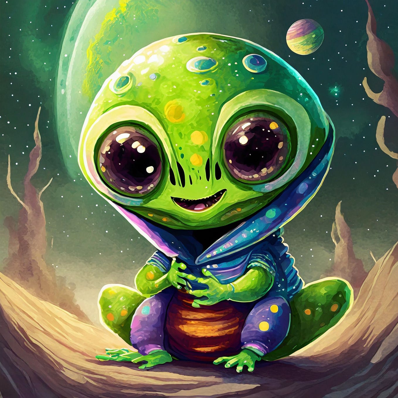Baby Alien 24 - Ufoalienchaos - Medium