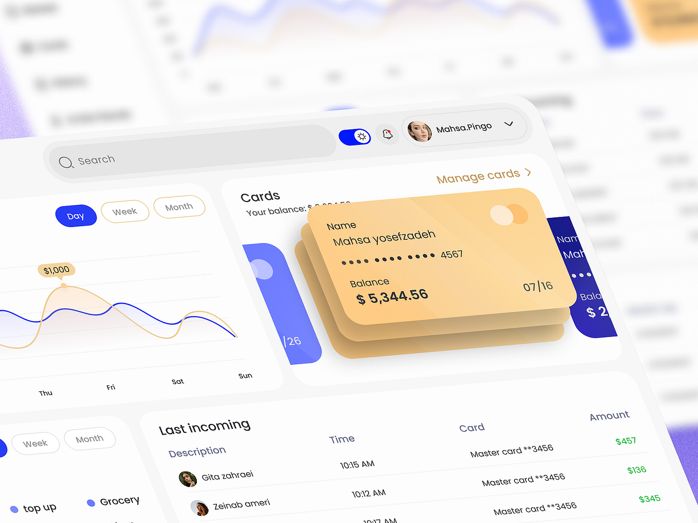 Animated and Minimal Dashboard UI Design Examples | Medium