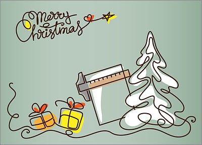 Architectural christmas cards