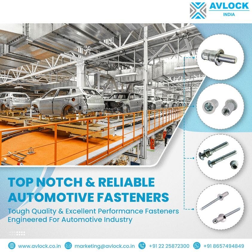 Different Types Of Fasteners Used In Manufacturing Industry by Avlock