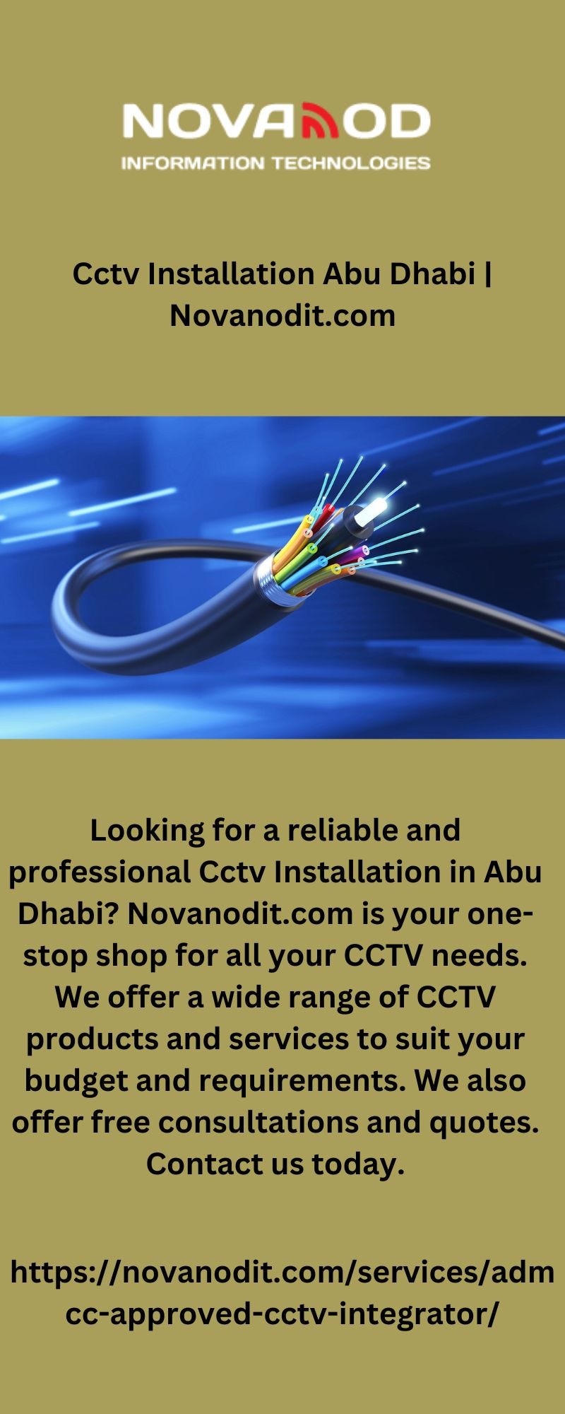 Cctv Companies in Abu Dhabi | Novanodit.com - Novanodinformation - Medium