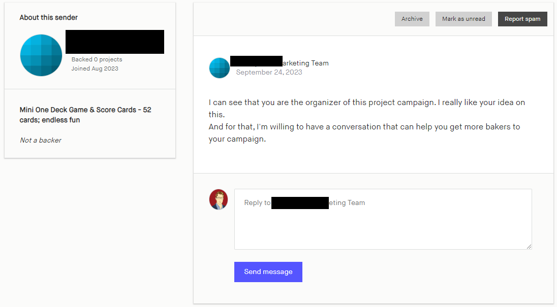 Thoughts & insights from a live Kickstarter project by Rob Hallifax