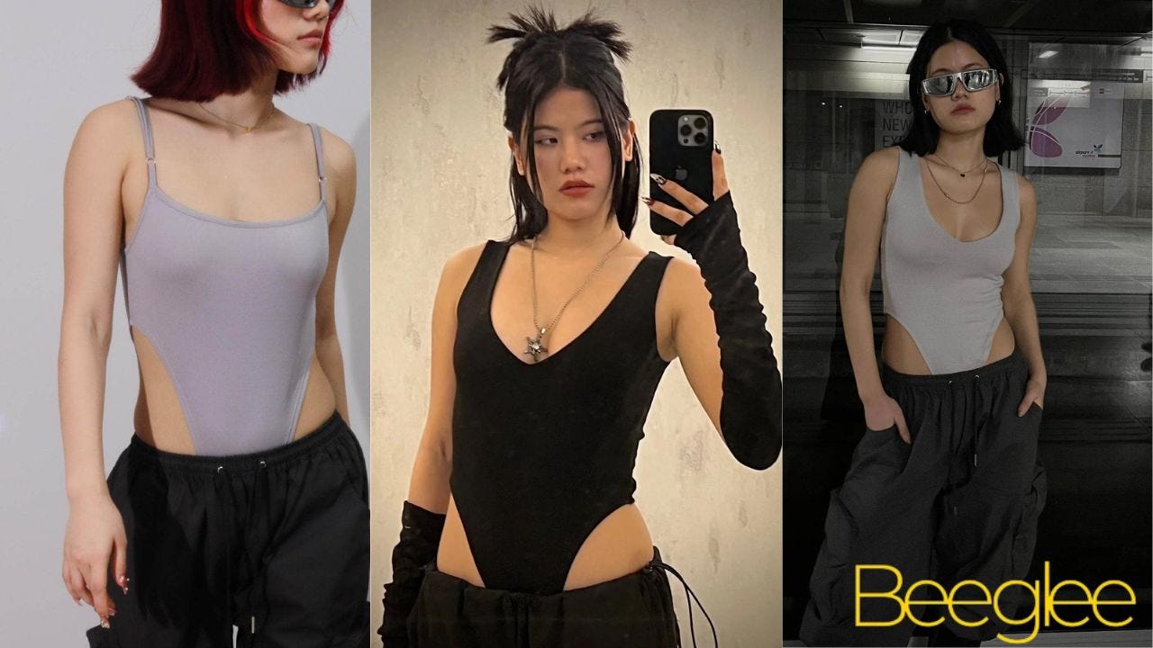 What are the different types of women's bodysuits and tops?, by Beeglee