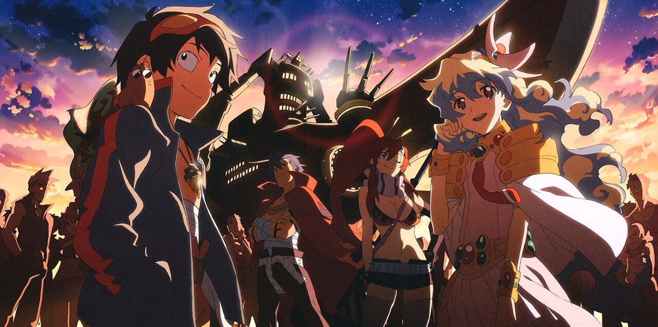 Tengen toppa gurren lagann (2007) Japanese movie poster