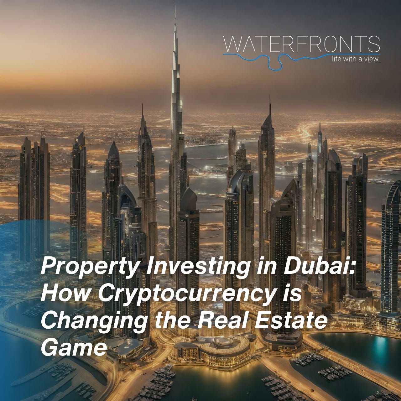 Property Investing in Dubai: How Cryptocurrency is Changing the Real Estate  Game | by Waterfronts Estate Agents | Medium