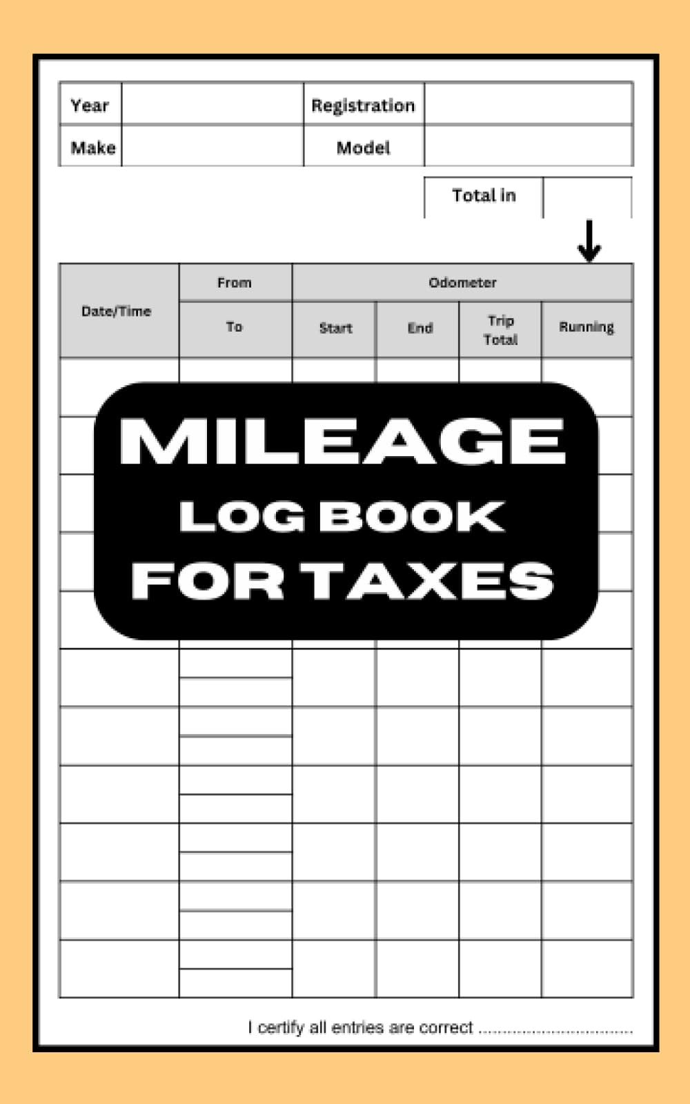 [EBOOK]Mileage Log Book Vehicle Mileage Log book for Small Business