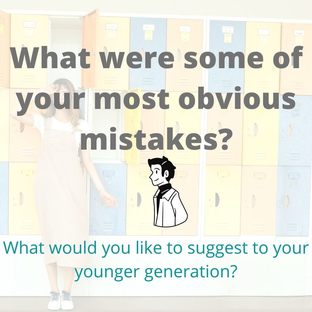 Mistakes Most of the Young People Make