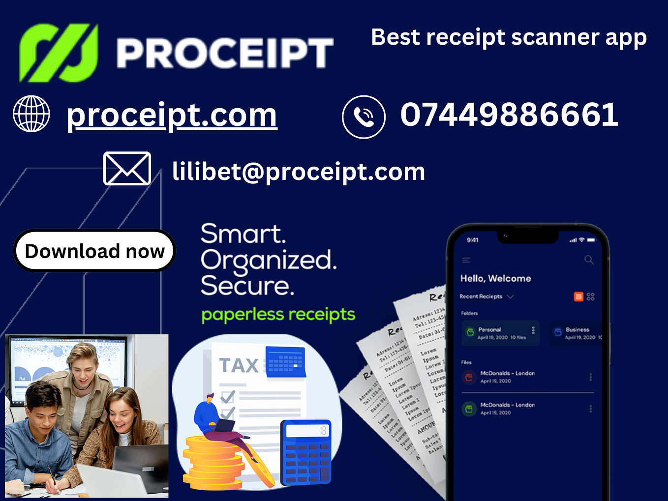 Simplify Your Tax Solutions with Proceipt The Ultimate Receipt