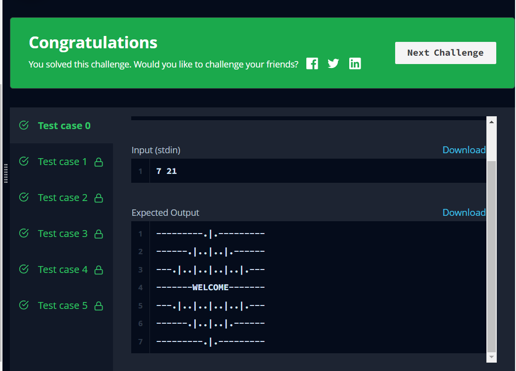 Hackerrank Problem-23. Problem Statement — ( Transpose and… | by Atharv ... image.