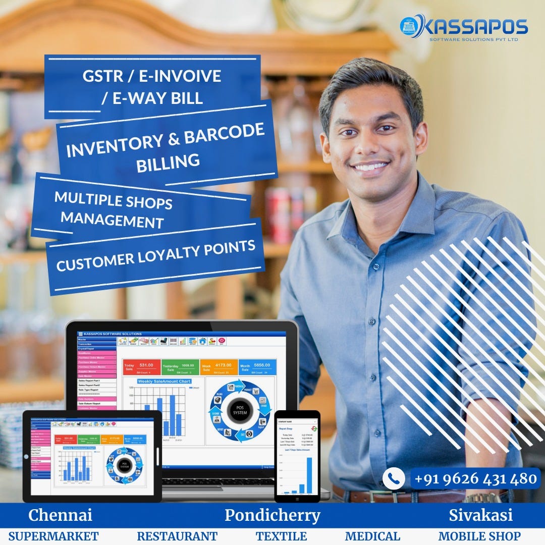 Why Do We Need Billing Software Billing Software Helps Businesses To By Kassapos Medium 