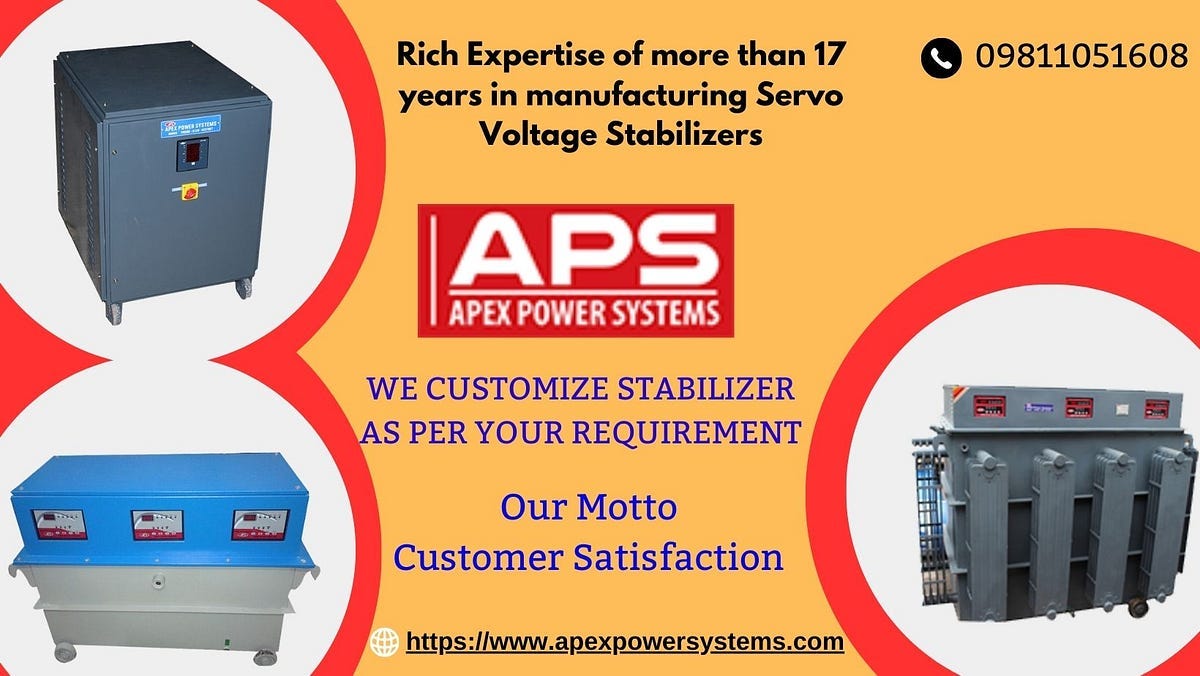 Empowering Solutions Guide to Stabilizers for LowVoltage Issues by Apex Power Systems Medium