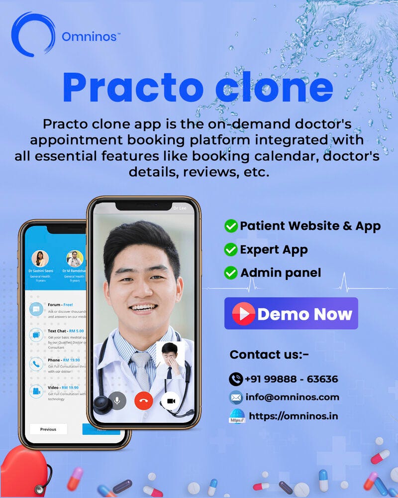 Create Your Own Telemedicine App, Healthcare App Development, Practo  Clone