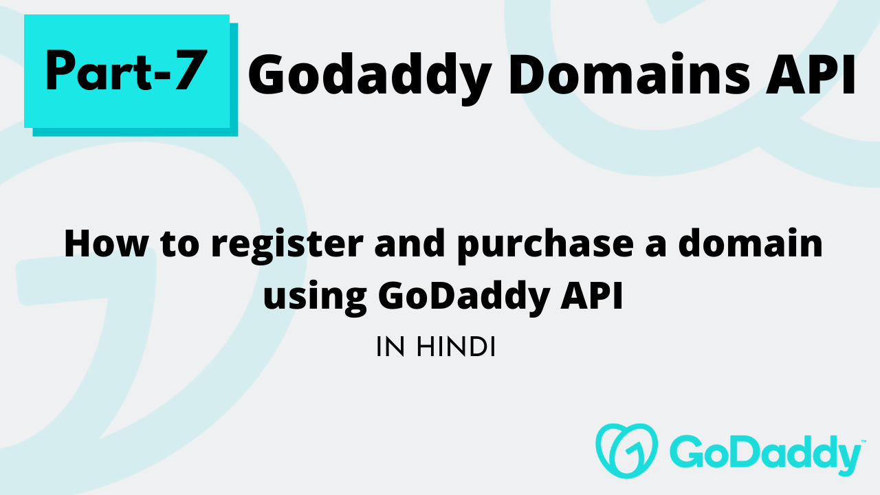 Part -11 | How to add/update DNS records using GoDaddy API? | Godaddy ...