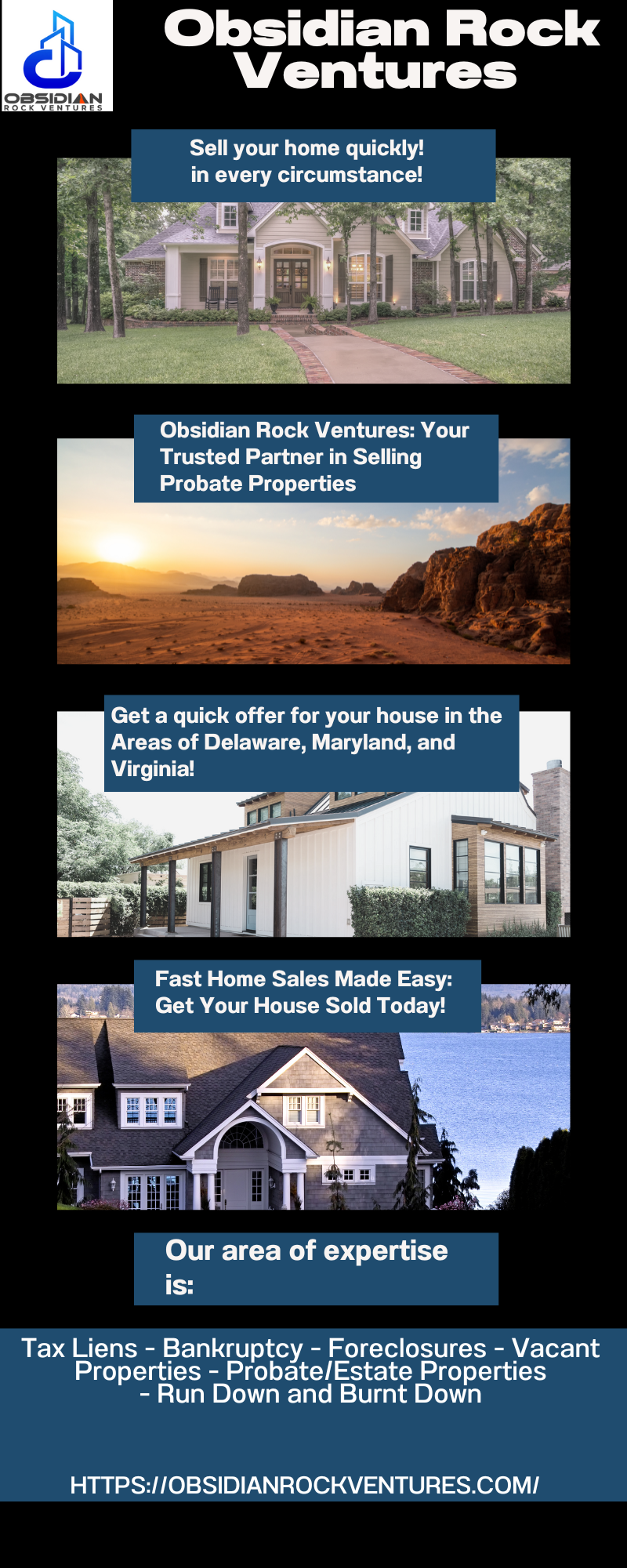 Sell My Vacant Land in Delaware Easily with Obsidian Rock Ventures by