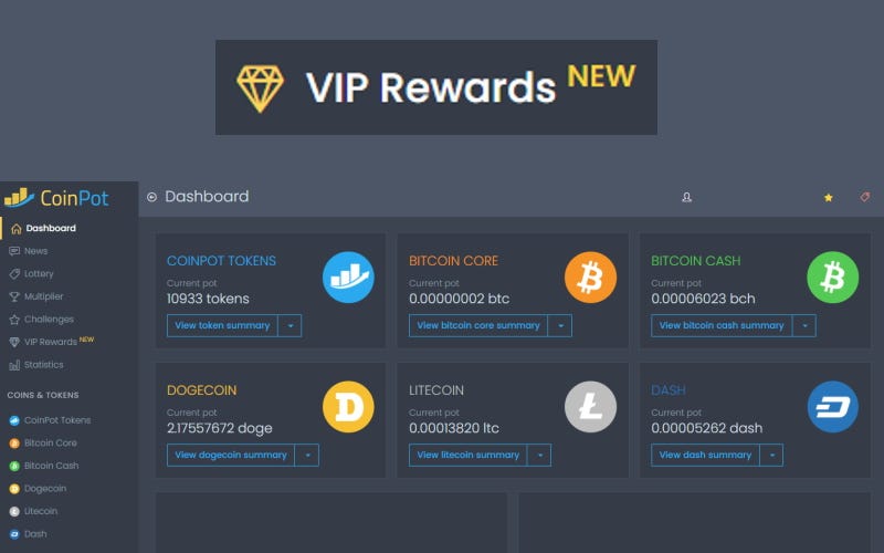 Update 4: Coinpot VIP rewards