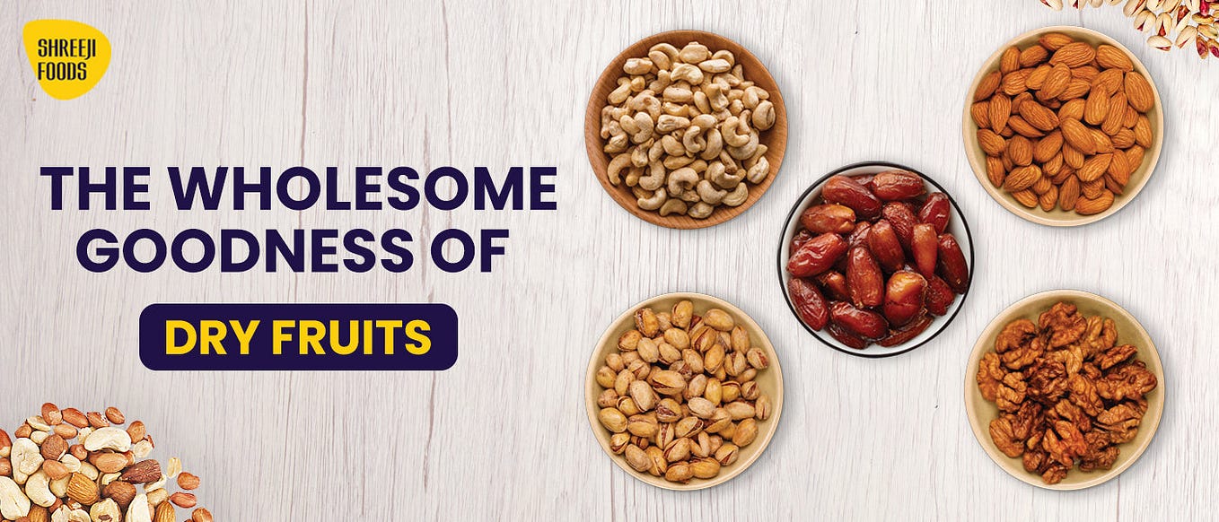 Healthful Goodness Awaits Buy Dry Fruits Online — Shreeji Foods