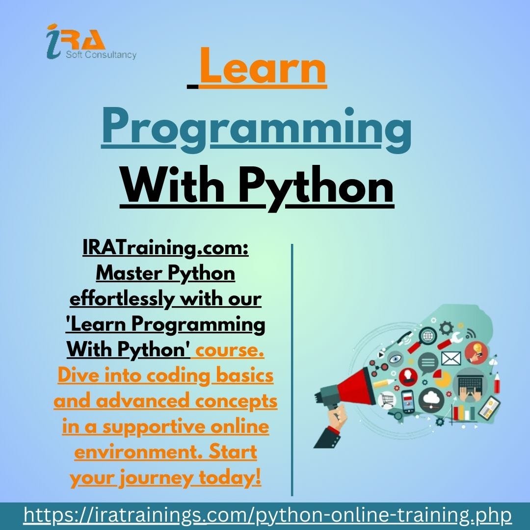 Best Institute IRA Training to Learn Python Programming ...