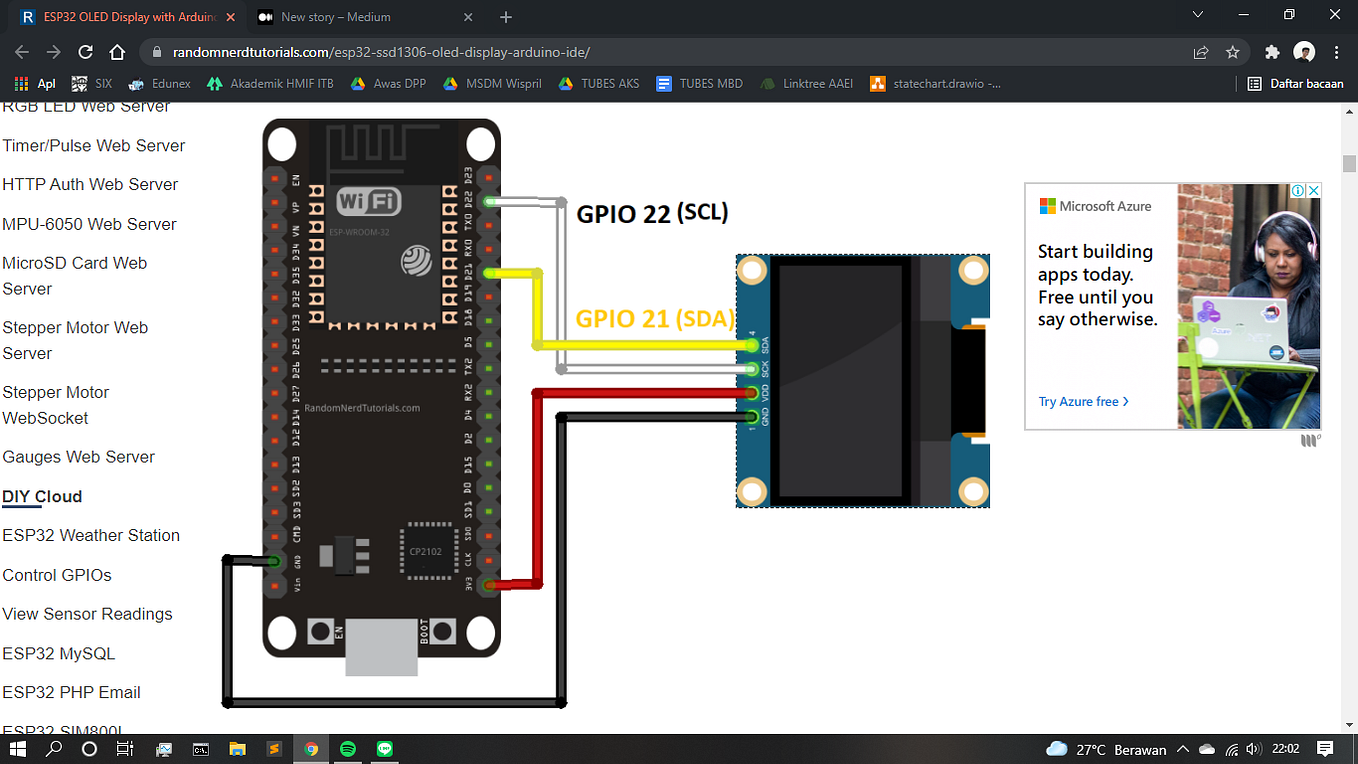 ESP32 Builtin Sensor. 18220009 Fatih Darielma Gaizta by Dariel Gaz
