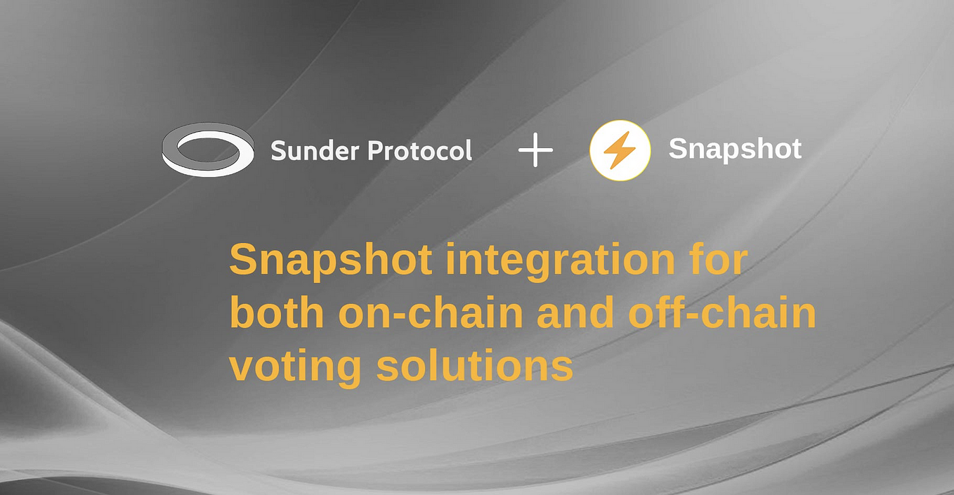 Snapshot integration for both on-chain and off-chain voting solutions