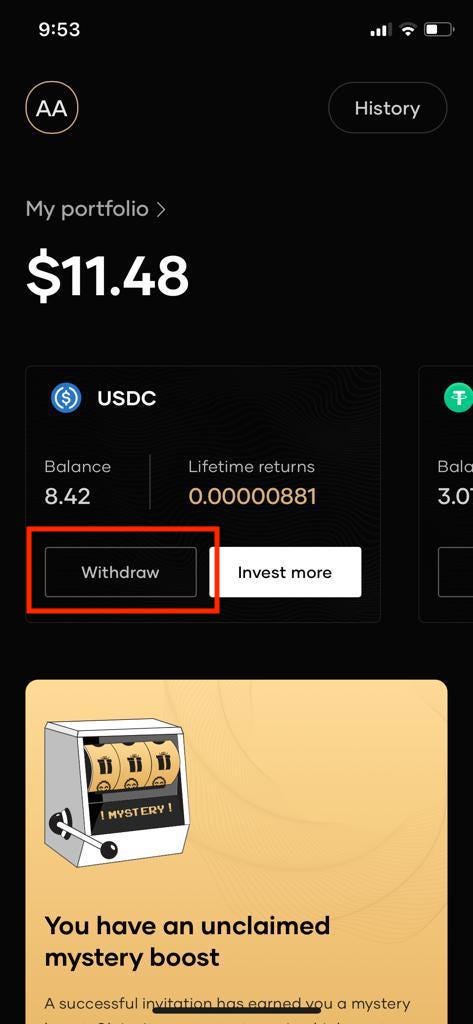 How to withdraw USDC or USDT from Flint and have them in your Bitbns or any other crypto wallet