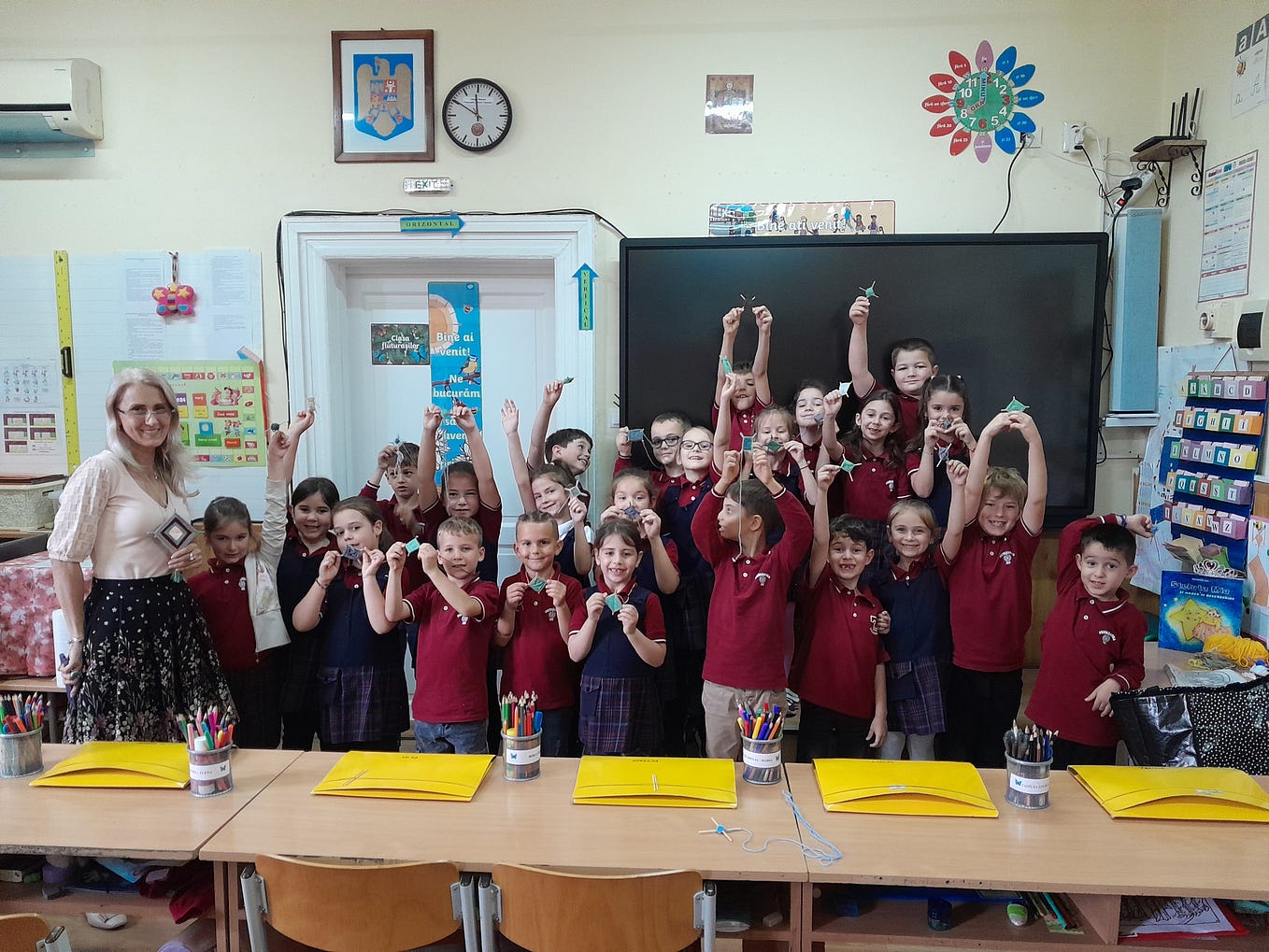 preparatory grade ‘sunshines’ at National College Preparandia Dimitrie