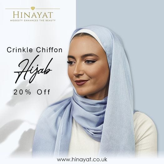 Baby Pink Crinkled Chiffon Hijab