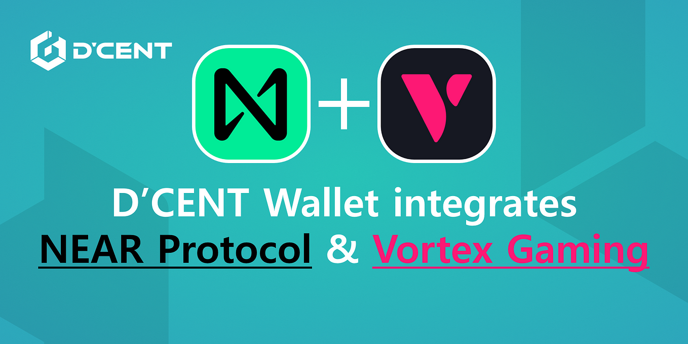D’CENT Wallet integrates NEAR Protocol and Vortex Gaming’s VRTX Token