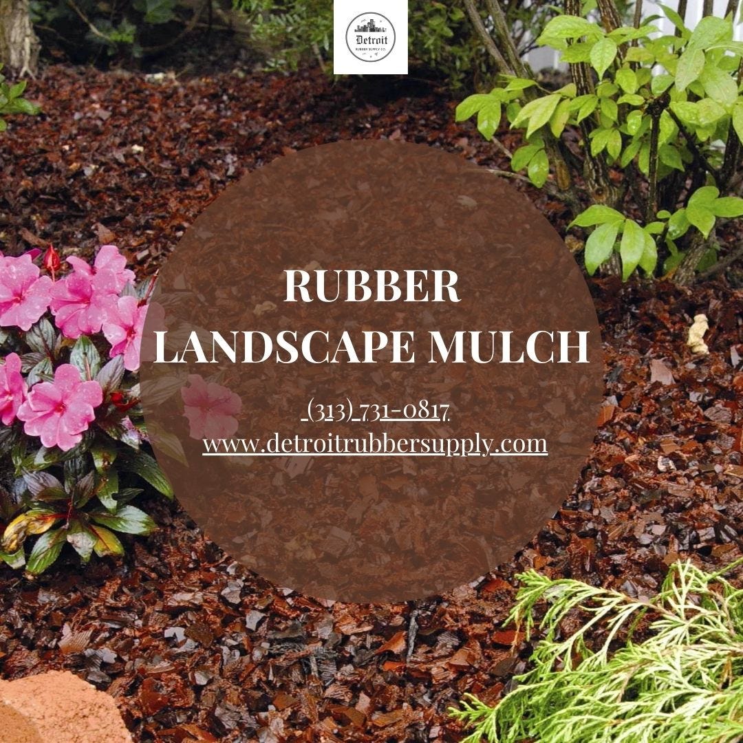 Refurbishment Your Yard Rubber Mulch Landscaping Detroit Rubber