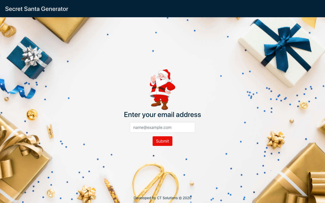 Build Your Own Secret Santa App. We had to deviate from the usual…, by CT  Solutions